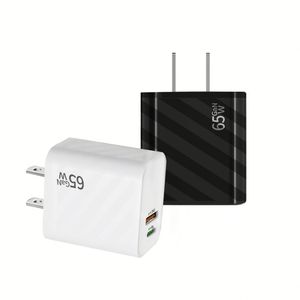 อะแดปเตอร์แปลงไฟแบบติดผนัง USB PD ช่องเสียบคู่ รองรับหลายโปรโตคอล 65W ชาร์จเร็ว สำหรับเดินทาง รองรับ QC4.0 PD35W สำหรับโทรศัพท์ 15 16 - Product Image 3