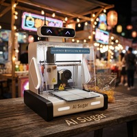 Imprimante automatique d'art sucré IA, robot de peinture au sucre pour petites entreprises, vente de rue, activité parallèle, portable, haute productivité
