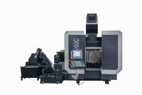 Centre d'usinage vertical 5 axes haute précision SVW60C, machines industrielles, tour CNC, table rotative robuste pour l'acier inoxydable