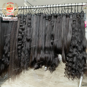 Nguyên Tóc Bó Nhà Cung Cấp Bán Buôn Nguyên Liệu Nhà Tài Trợ Duy Nhất Việt Nam Lớp Biểu Bì Phù Hợp Tóc Dệt Với Phía Trước 100% Chồn Con Người Tóc Bó - Product Image 2