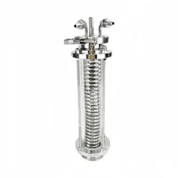 Condenseur de reflux sanitaire en acier inoxydable OEM, 2" OD64mm, avec dioptrie et dispositif de déphlegmateur à visée, pour serpentin de refroidissement de distillateur à raccord Tri-clamp