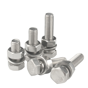 304 thép không gỉ Carbon thép Hex đầu bu lông và <span class=keywords><strong>NUT</strong></span> <span class=keywords><strong>Assortment</strong></span> Kit mở rộng din933 Hex bu lông Threaded rods m3m4m5m6m8m10m12 - Product Image 4