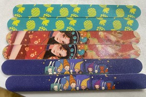 Hai mặt 180/180 Grit Flower in ấn Nail tập tin làm móng tay công cụ cho sơn móng tay & chăm sóc móng tay - Product Image 5