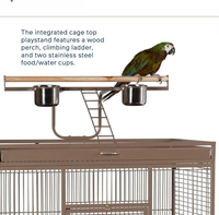 Vente chaude Cage à oiseaux portable en acier inoxydable carrée pliable grande pour l'extérieur Cage à oiseaux solide pour pigeons en vente