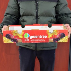 Custom Modern Customizable Carton Packaging Food Disposable Gift <b>Orange</b> Fruit <b>Paper</b> Box - Product Image 3