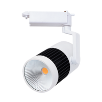 Projecteur à tête mobile réglable haute luminosité en aluminium 10W 18W 30W 50W sans stroboscope LED Track Light