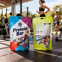 Sachets d'emballage personnalisés imprimés pour barres protéinées, bonbons, snacks, barres énergétiques au chocolat