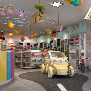Custom Pop Toy Store Display Furniture Blind Box <b>Shelf</b> Collectible Showcase Retail Fixture One-stop Shopfitting - Product Image 1