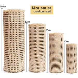 Rolo de rattan de pvc de malha plástica de material cru de corda popular contemporânea - Product Image 4