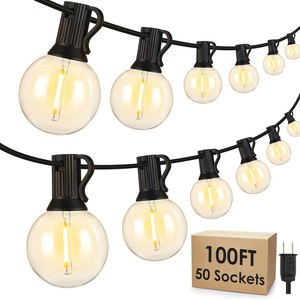 <span class=keywords><strong>Guirlande</strong></span> de Noël d'extérieur et d'intérieur, éclairage décoratif G40 15M 30M 60M pour jardin, mariage, <span class=keywords><strong>guirlande</strong></span> lumineuse LED à globes - Product Image 6