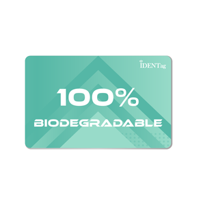 <span class=keywords><strong>Carte</strong></span> d'accès RFID en bioplastique imperméable personnalisable avec puce N-TAG215 pour les programmes <span class=keywords><strong>de</strong></span> <span class=keywords><strong>fidélité</strong></span> et <span class=keywords><strong>de</strong></span> contrôle d'accès à double fréquence - Product Image 1