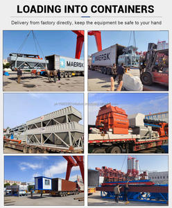 Estación mezcladora de cemento proceso prefabricado mini planta dosificadora de hormigón para la venta - Product Image 6