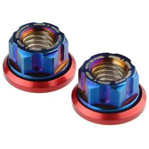 Yeni titanyum alaşımlı somun M5M6M8M10M12M14m10 titanyum alaşımlı somun Metal somun lokomotif modifikasyonu - Product Image 3