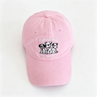 Casquette de baseball brodée motif chien rétro japonais pour femme, chapeau de soleil tendance à large bord amincissant le visage, grande circonférence de tête