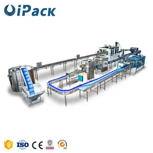 Complete Primary Automatic Flavored Water Energy Drink Juice Filling Bottling Packing Plant Set up