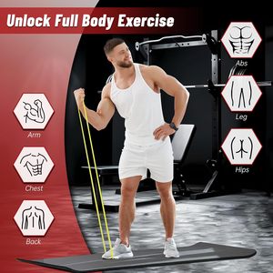 Bandes de Résistance Personnalisables <span class=keywords><strong>avec</strong></span> Logo – 5 Niveaux d'Entraînement pour Exercices de Traction – Bandes d'Exercice pour Hommes et Femmes <span class=keywords><strong>avec</strong></span> Accessoires - Product Image 5