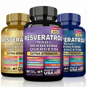 Integratore Antiossidante a Base di Erbe Anti-Invecchiamento Migliora l'Immunità con Berberina <span class=keywords><strong>Quercetina</strong></span> Estratto di Melograno per Capsule di Resveratrolo - Product Image 1