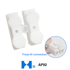 Linkconn AP92 2P Wire Connector Push Button <b>Terminal</b> Block for 0.5-2.5mm² Cable Industrial Iush Button <b>Terminal</b> Brass Contacts - Product Image 5