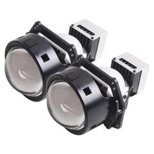 SANVI 24V A11 Faros Delanteros con Lente de Proyector Bi-LED de 3 Pulgadas, 64W, 6000K, Alta Luminosidad para Autos y Camiones, Accesorios para Faros Delanteros - Product Image 1
