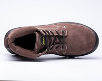 Precio de fábrica Zapatos de seguridad con punta de acero para hombre ligeros a prueba de pinchazos