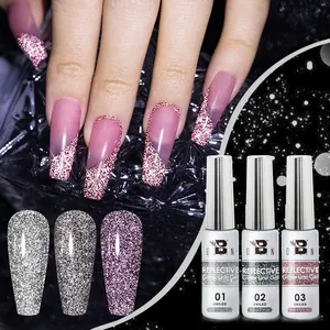 Nail Paint Professional Gel Factory Drop Shipping Gel Kit Uv Ongle Reflective Gel Nail Polish