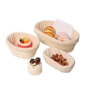 Cesta Ovalada de Ratán 100% Hecha a Mano, Cesta de Ratán Natural para Fermentar Masa de Pan - Product Image 4