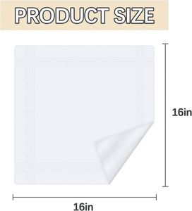 Mouchoirs de poche en coton doux blancs personnalisés avec logo pour hommes et femmes – Vente en gros - Product Image 4