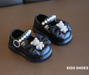 Nouvelles chaussures pour bébé, premières chaussures de marche, bout rond, en cuir, ours, princesses, chaussures pour bébés filles - Product Image 6