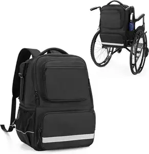 Bolsa de silla de ruedas motorizada manual duradera grande BSCI para adultos