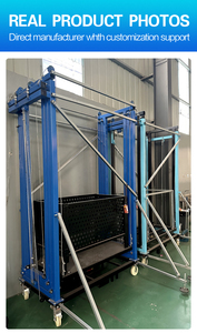 इलेक्ट्रिक मचान लिफ्ट और पैलेट स्टेकर टेलीस्कोपिक मैस्ट 0.5 टन क्षमता स्टील इलेक्ट्रिक स्कैफोल्ड लिफ्ट - Product Image 6