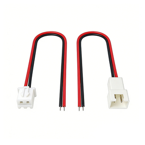 سلك توصيل إلكتروني 24AWG XH2.54 ذكر وأنثى باللونين الأحمر والأسود بطول 15 سم - Product Image 1