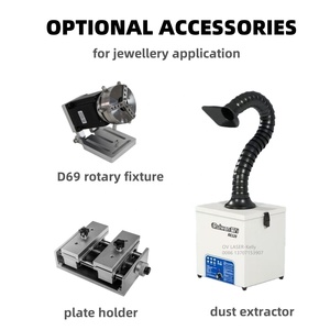 Custom Name Jewelry Making Machine Gold Silver Cutting Laser Engraving Machine Enclosure Fiber Laser Engraver with Slide Door - Product Image 4