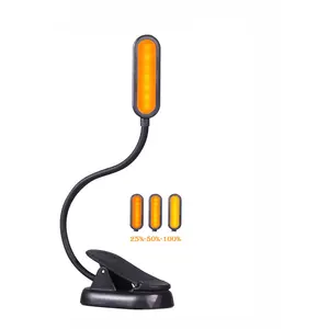 <span class=keywords><strong>2025</strong></span> nóng bán có thể sạc lại clip đọc sách ánh sáng di động không có ánh sáng màu xanh cuốn sách ánh sáng Led Mini cuốn sách đèn - Product Image 1