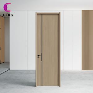 Portes en bois massif pour <span class=keywords><strong>maisons</strong></span>, portes intérieures de chambre à coucher, style américain, portes insonorisées, design moderne, usine chinoise - Product Image 4