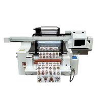 Nueva Impresora UV de Cama Plana Totalmente Automática 6050 6090 4060cm I3200 U1 I1600 Etiqueta de Cristal DTF A3 Tinta UV Curado UV LED Dual