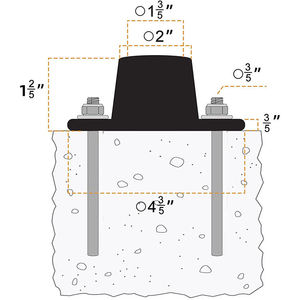 JH-Mech palo del baldacchino della vela dell'ombra <span class=keywords><strong>pali</strong></span> resistenti personalizzati palo della vela dell'ombra rivestito dell'acciaio inossidabile con due tipi di ganci - Product Image 4
