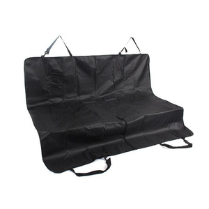 Housse de siège arrière pour animaux de compagnie, imperméable, résistante aux taches, noire, rectangulaire, coussin de siège de voiture pour chien, taille S 145x132cm L 150x140cm - Product Image 1