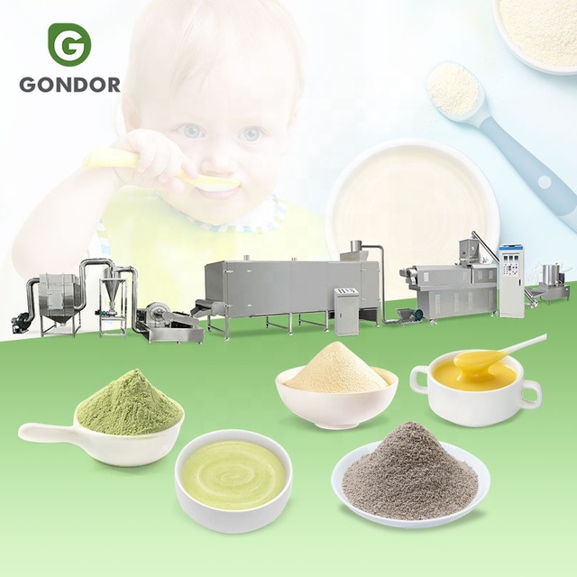 Commercial Instant Baby Food Processor Rice Cereal Processing Machine Porridge Nutritional Powder Production Line