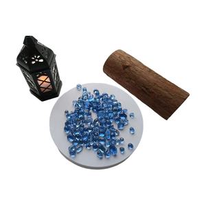 Échantillon gratuit de perles de verre bleu clair de 6 à 9 mm, billes, pierres, pierres précieuses pour <span class=keywords><strong>aquarium</strong></span>, jardin, bâtiment industriel et décoration extérieure - Product Image 4