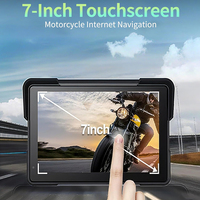 Aoocci C7 Vente en gros de navigateurs GPS portables étanches pour moto avec CarPlay Android Auto, 7 pouces, avec garantie d'un an et TPMS