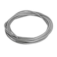 Câble Tianli AiSi à haute résistance à la traction MIL-DTL-83420 1/16" 3/8" 7x7 7x19 Galvanisé 304L/316L pour applications aéronautiques (pliage/soudage/découpe)