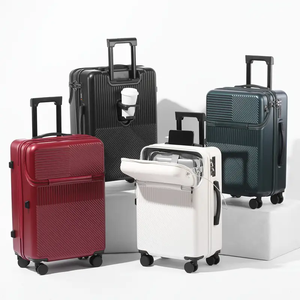 Maleta de Viaje para PC con Protección Antirrobo y USB 360, Gran Venta °   Maleta con Ruedas de 20, 22, 24, 26 y 28 Pulgadas, con Soporte para Teléfono - Product Image 1