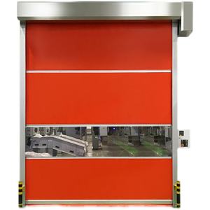 Porte rapide industrielle personnalisée en <span class=keywords><strong>PVC</strong></span>, porte automatique à enroulement rapide, porte à enroulement rapide en plastique pour entrepôt, prix abordable - Product Image 1