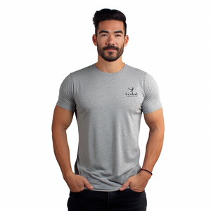 T-shirt pour homme de haute qualité, impression personnalisée, <span class=keywords><strong>super</strong></span> doux, 50% polyester, 25% coton, 25% rayonne, t-shirt unisexe tri-mélange pour homme - Product Image 6