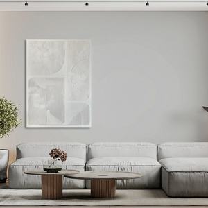 Art mural 3D, peinture abstraite moderne, artisanale, pour la décoration d'hôtels haut de gamme, de studios et d'appartements - Product Image 5