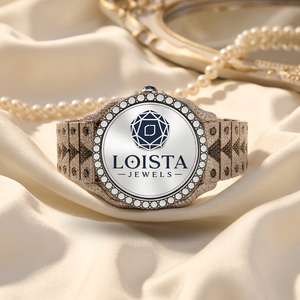 High-Quality Moissanite Diamond <b>Watch</b> <b>for</b> Weddings Parties and Special Occasions Available <b>for</b> Affordable price LOISTA JEWELS - Product Image 1