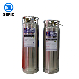 175L/195L/210L khí công nghiệp lox/Lin/<span class=keywords><strong>LAR</strong></span> dewar đông lạnh Nitơ lỏng oxy xi lanh thép lưu trữ Tank dewar chai - Product Image 1