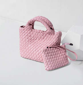 2025新作レディース大容量サマーハンドバッグ手織りトート野菜バスケットバッグアンダーアームブランドポーチスリングバッグ - Product Image 5