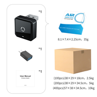 Adaptateur CarPlay/Android Auto filaire et sans fil, modèle T4, connexions USB/Type-C, universel pour voiture
