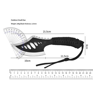 Camping Hachette Outils Tactique Survie Pick Ice Battle Camping <span class=keywords><strong>Hache</strong></span> <span class=keywords><strong>Hache</strong></span> avec Corde en Nylon Paracord Cordon Poignée Tomahawk - Product Image 3